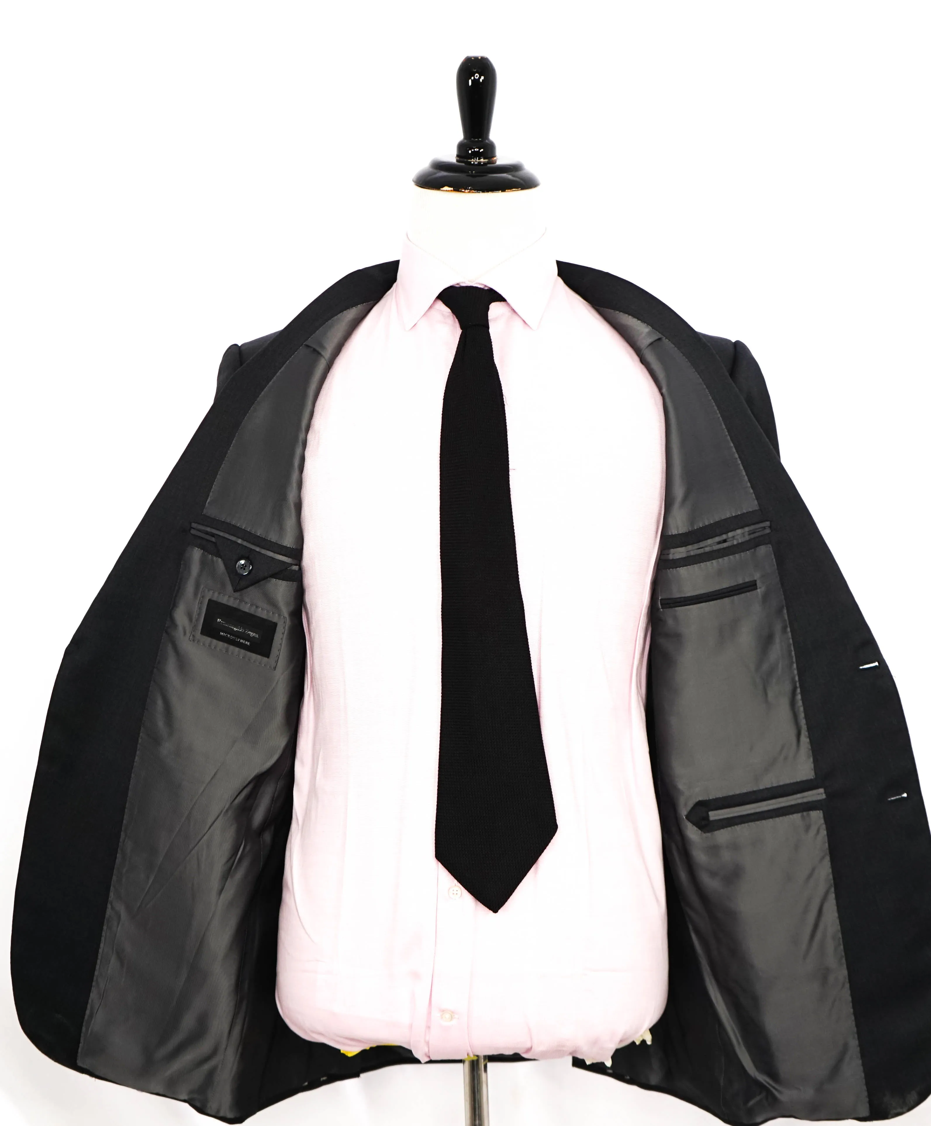 $2,695 ERMENEGILDO ZEGNA -"Micronsphere" GRAY Blazer - 42L