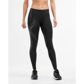 2XU Women's Mid-Rise Compression Tight - Black