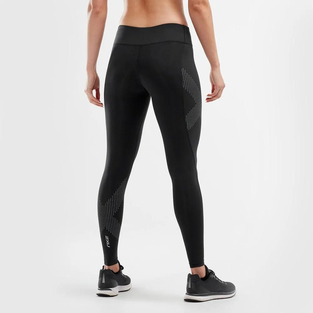 2XU Women's Mid-Rise Compression Tight - Black