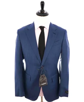 $3,290 ERMENEGILDO ZEGNA- “TORFEO SUMMER” Baby Blue W/SLK/L Blazer- 38R