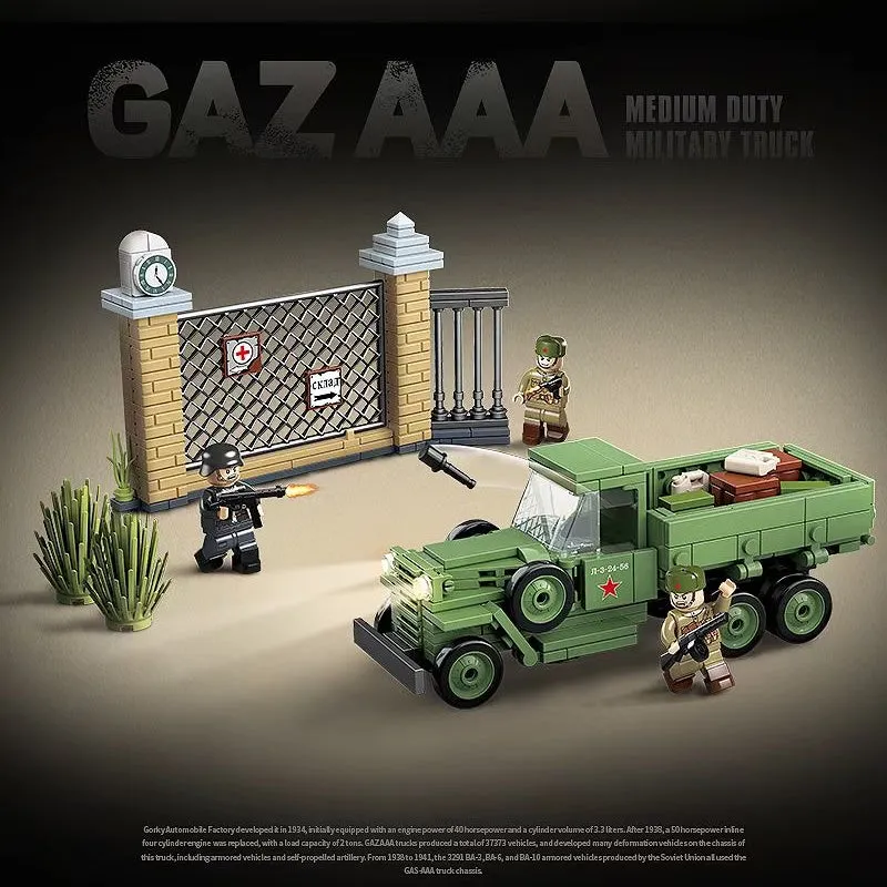 398 PCS QuanGuan 100113 Soviet UnionGAZ AAA - Medium Duty MilitaryTruck