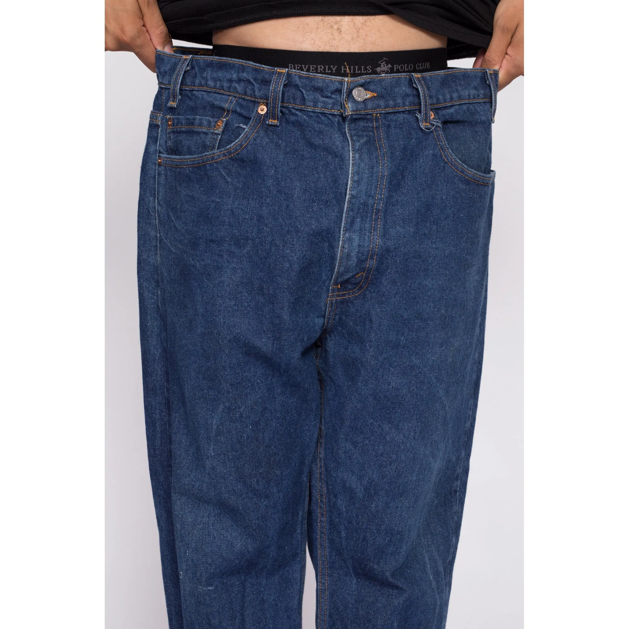 90s Levi's 505 Dark Wash Jeans - 38x30