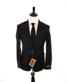 $995 LORO PIANA - MOVIMENTO “Four Seasons” 130s Black Blazer- 38S