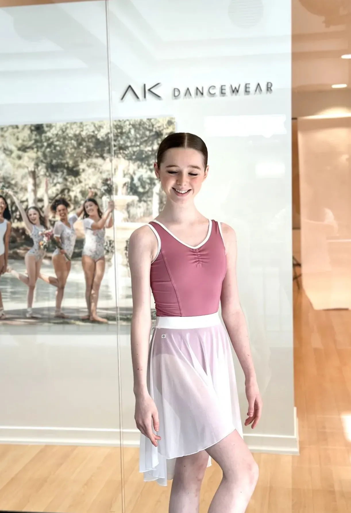 AK Dancewear | Ava Leotard | Tea Rose