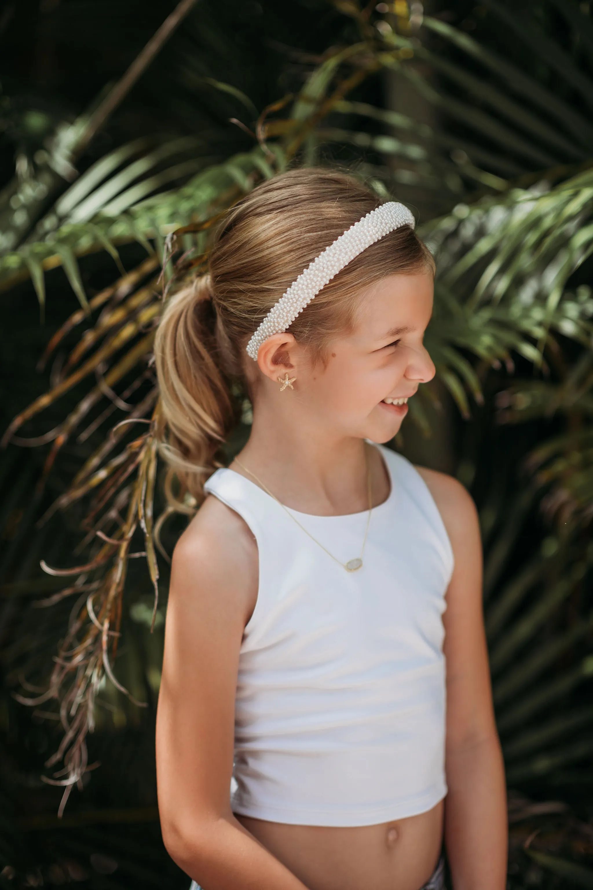 All Over Pearl Beaded Headband