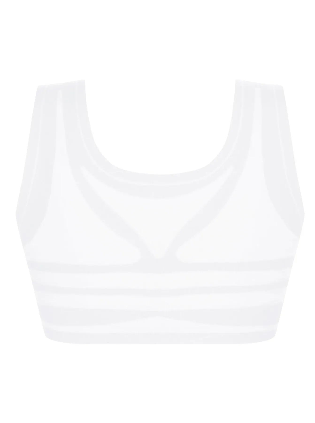 Amoena Lymph Flow Front Closure Soft Bra - White