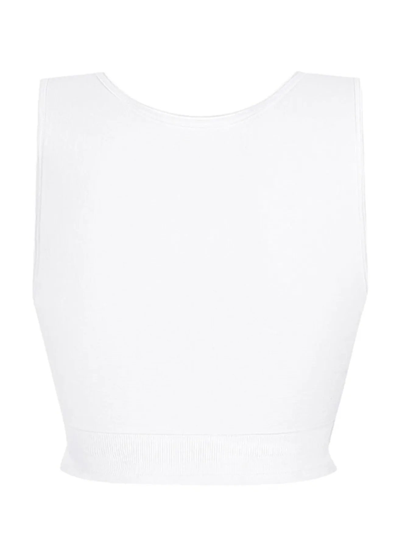 Amoena Lymph Flow Long Front Closure Soft Bra - White