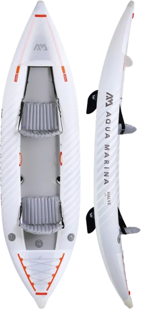 Aqua Marina HA-398 Halve 13'1" Inflatable Kayak Ultra Light All-Around 2 Person New