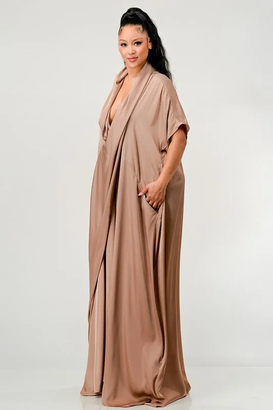 ATHINA LUXE DRAPE DOWN LOOSE FIT JUMPSUIT