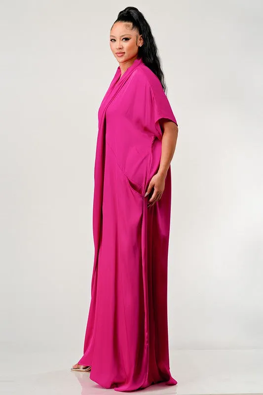 ATHINA LUXE DRAPE DOWN LOOSE FIT JUMPSUIT