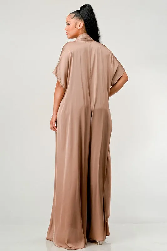 ATHINA LUXE DRAPE DOWN LOOSE FIT JUMPSUIT