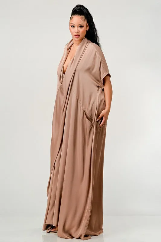 ATHINA LUXE DRAPE DOWN LOOSE FIT JUMPSUIT