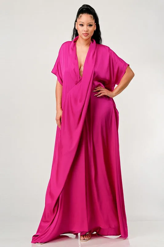 ATHINA LUXE DRAPE DOWN LOOSE FIT JUMPSUIT
