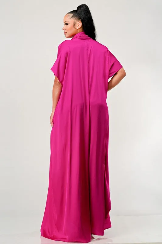ATHINA LUXE DRAPE DOWN LOOSE FIT JUMPSUIT