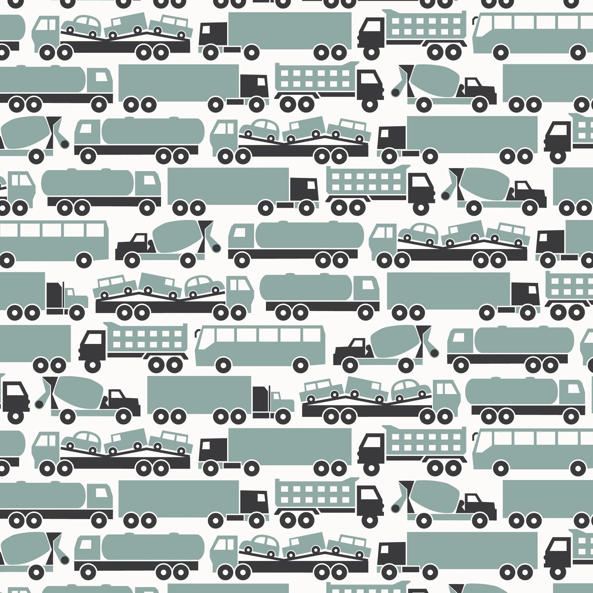 Baby Tank Top - Big Rigs Surf Blue