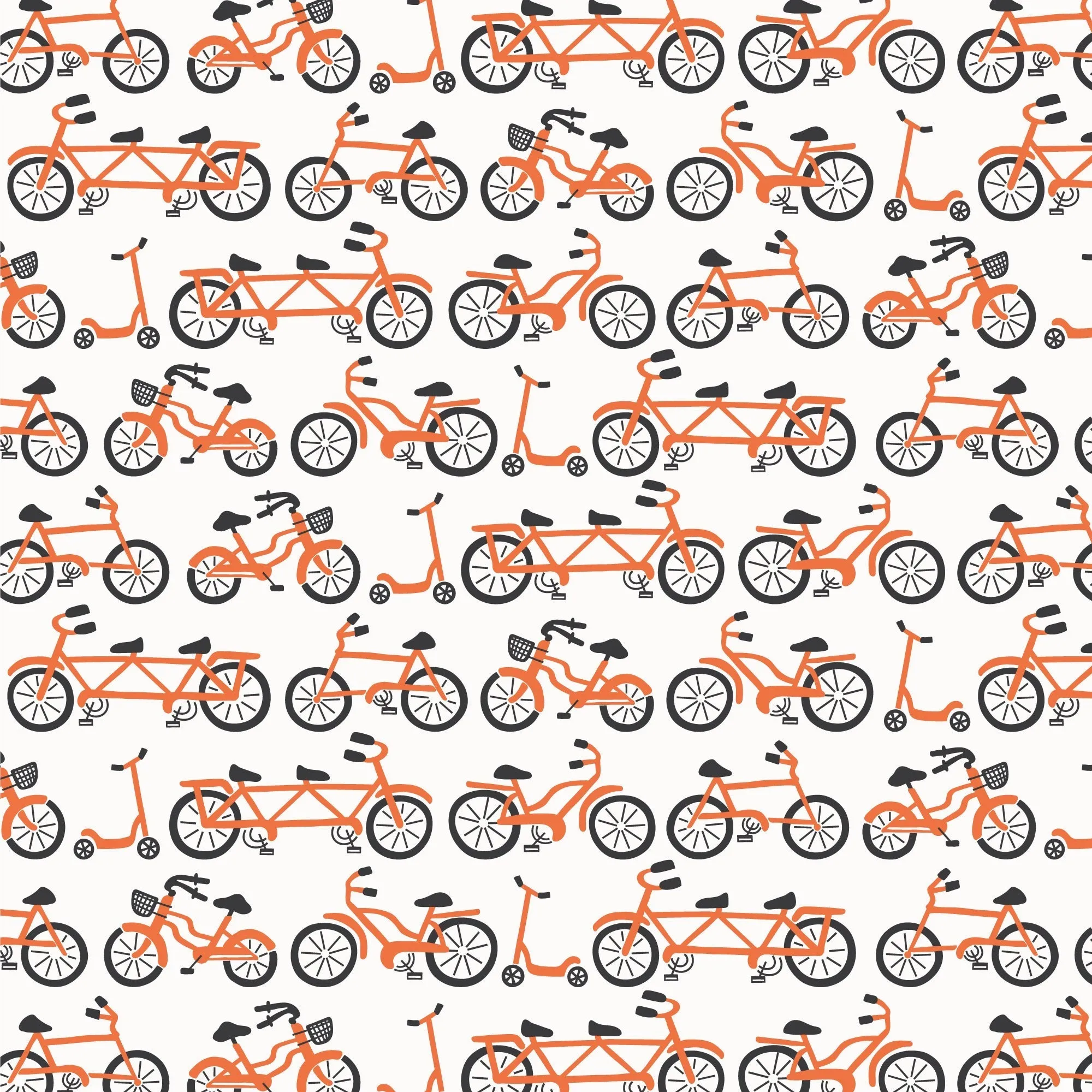 Baby Tank Top - Bikes Orange