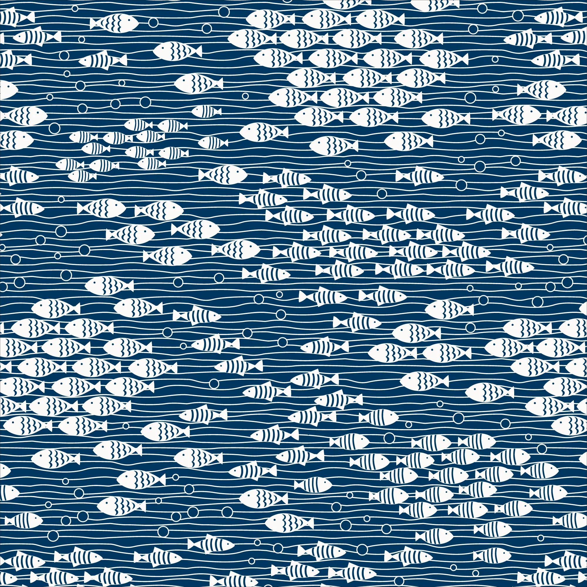 Baby Tank Top - Under the Sea Navy