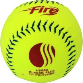 Baden USSSA Classic Plus 12 Inch Softball - One Dozen: OU375YCP