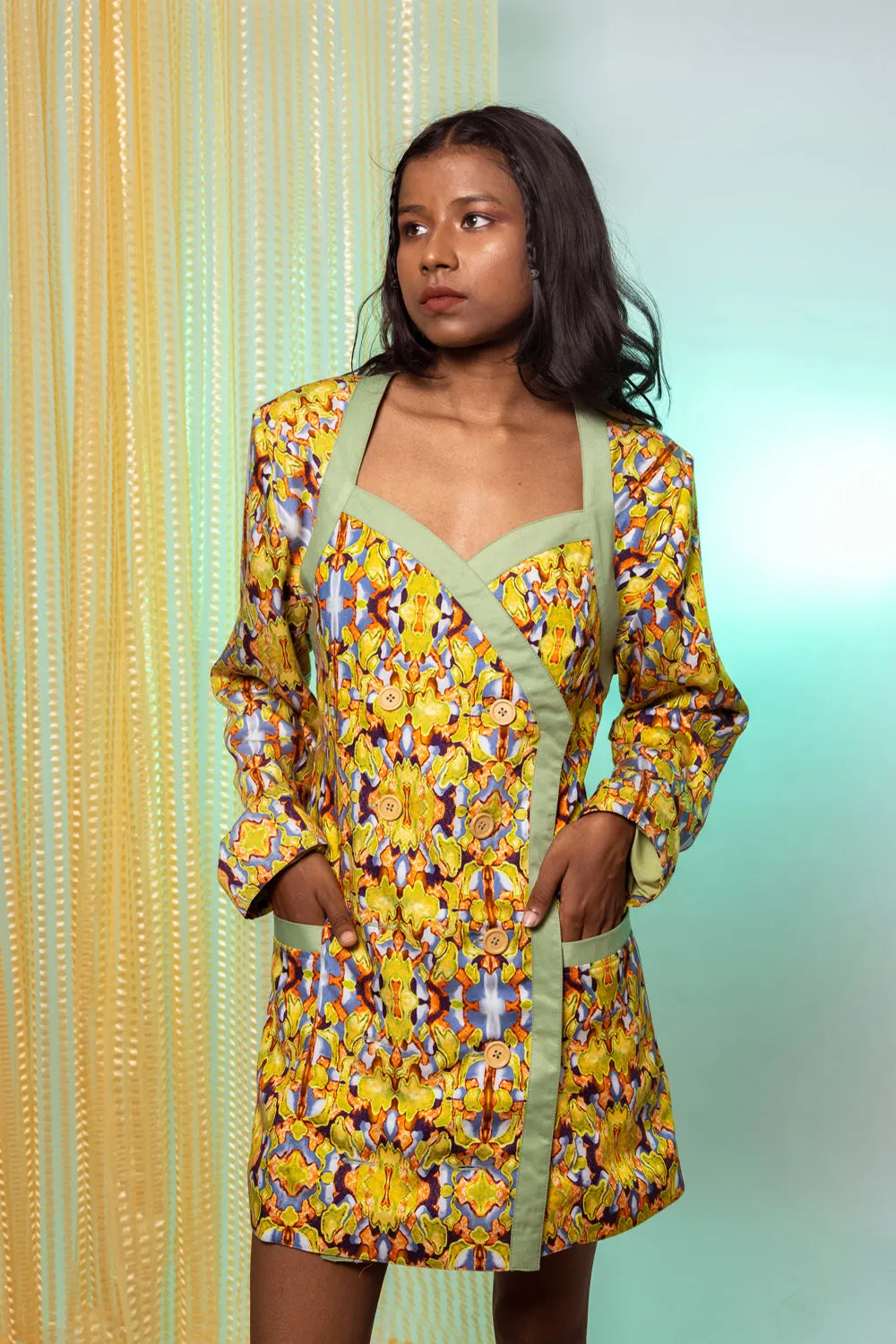 Baroque Blazer Dress