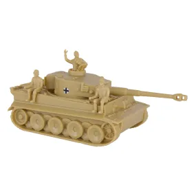 BMC CTS WW2 German Tiger I Tank - Tan 1:38 Plastic Army Men Military Vehicle