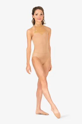 Body Wrappers TW620 Twinkle Mesh High Neck Tank Leotard