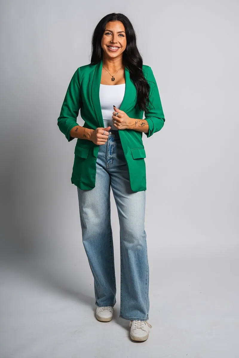 Boyfriend blazer green