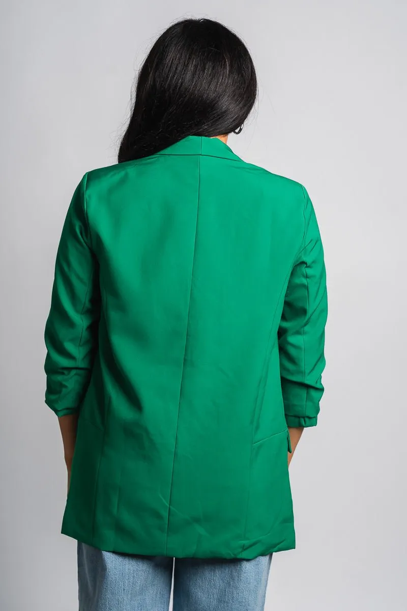 Boyfriend blazer green