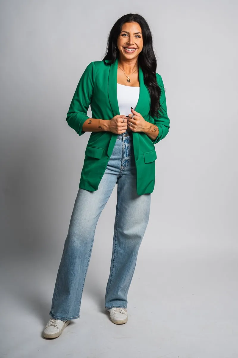 Boyfriend blazer green