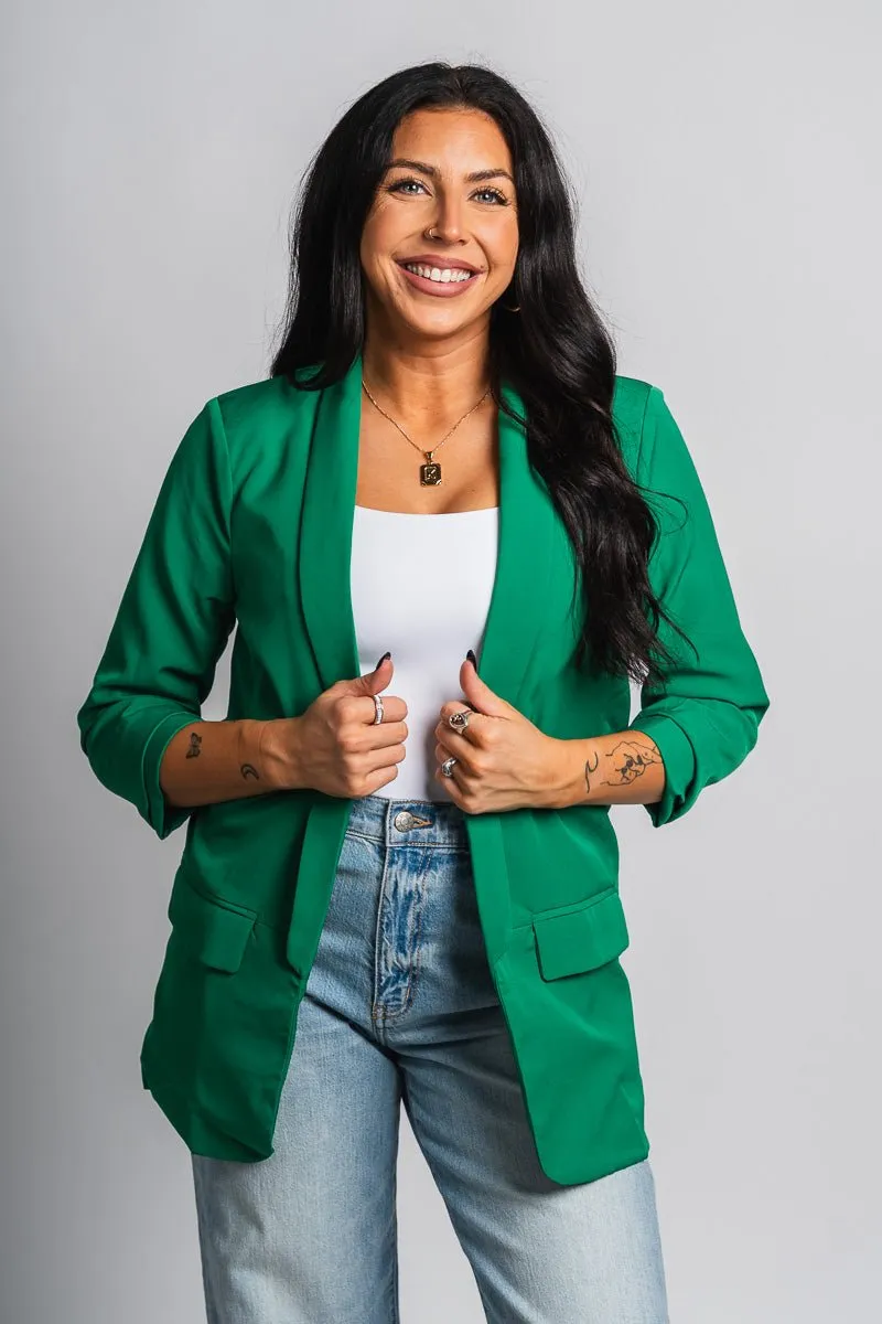 Boyfriend blazer green