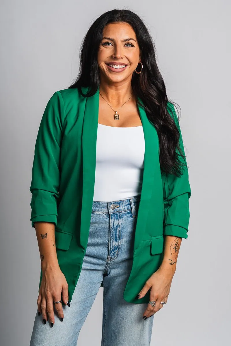 Boyfriend blazer green