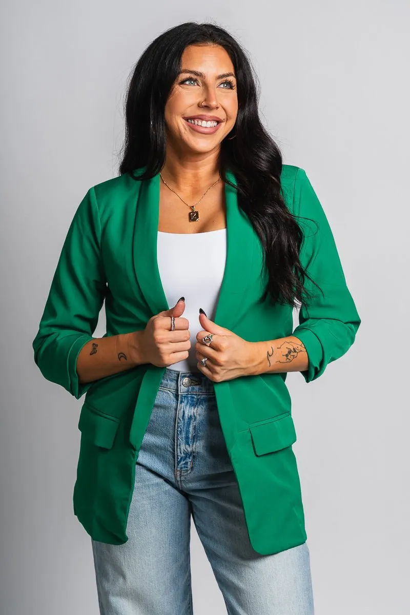 Boyfriend blazer green
