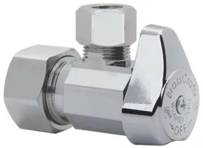 Brass Craft Angle Valve, Chrome
