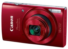 Canon PowerShot ELPH 190 IS 20 Megapixel Red Digital Camera - 1087C001