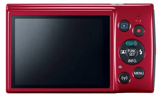 Canon PowerShot ELPH 190 IS 20 Megapixel Red Digital Camera - 1087C001