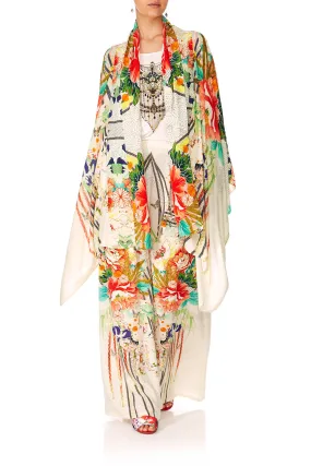 CAPE WITH SILK SCARF MS MAIKO