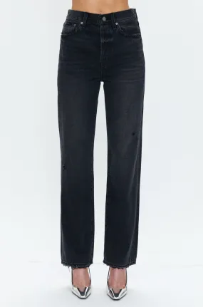 cassie super high rise straight - pepper vintage