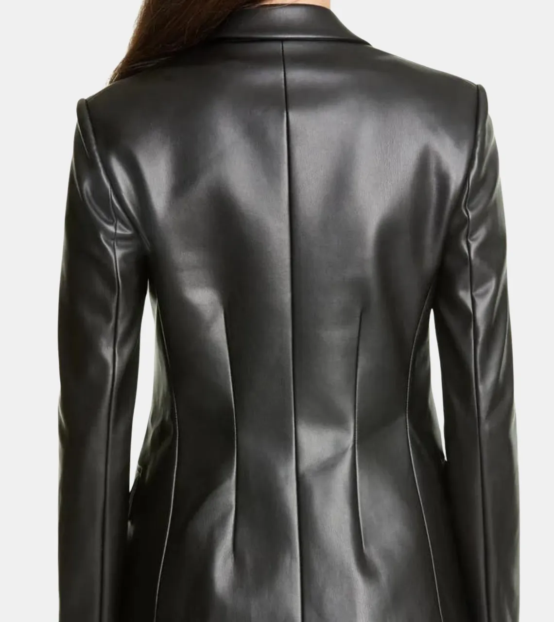 Celine Women's Black Leather Blazer