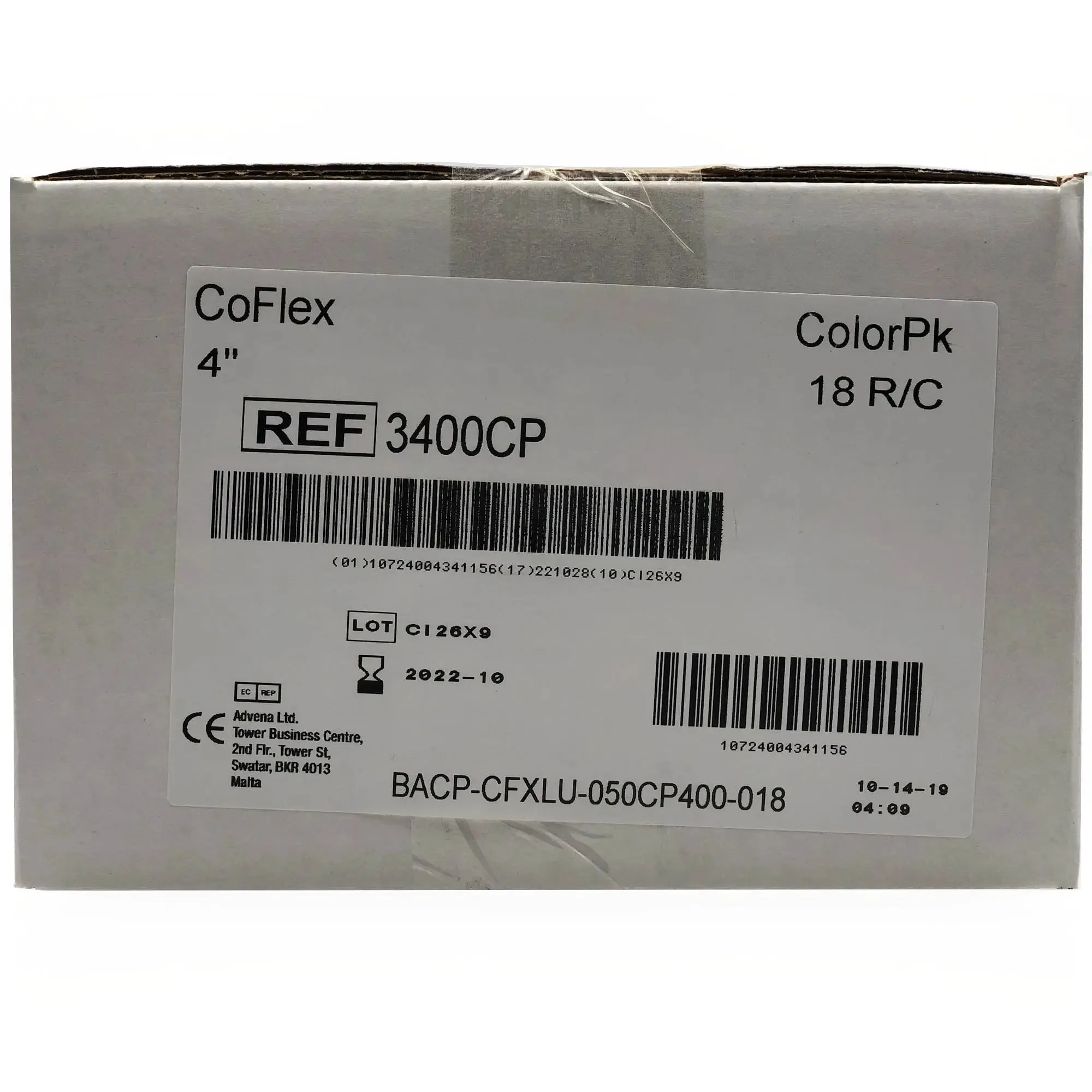 CoFlex® Self-adherent Closure Cohesive Bandage, 4 Inch x 5 Yard