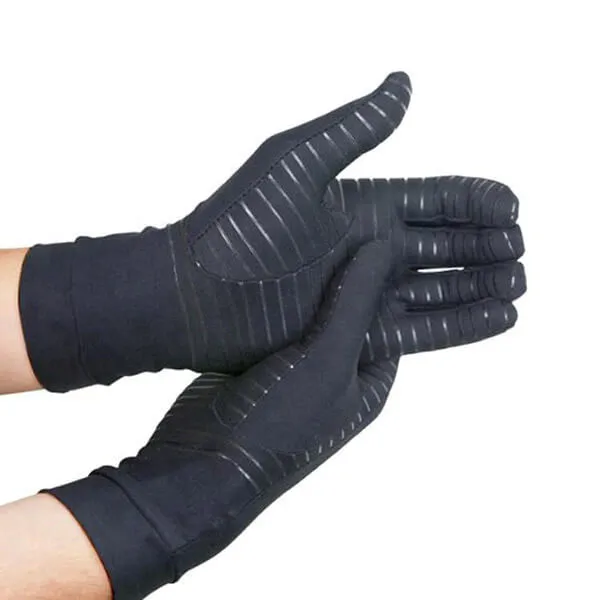 Copper Compression Full Finger Gloves