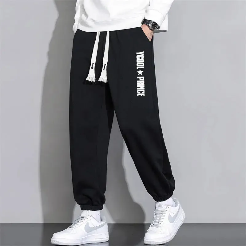 Cropped Casual Loose Long Pants