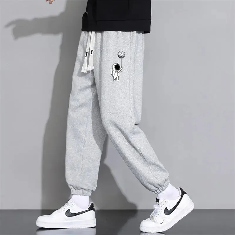 Cropped Casual Loose Long Pants