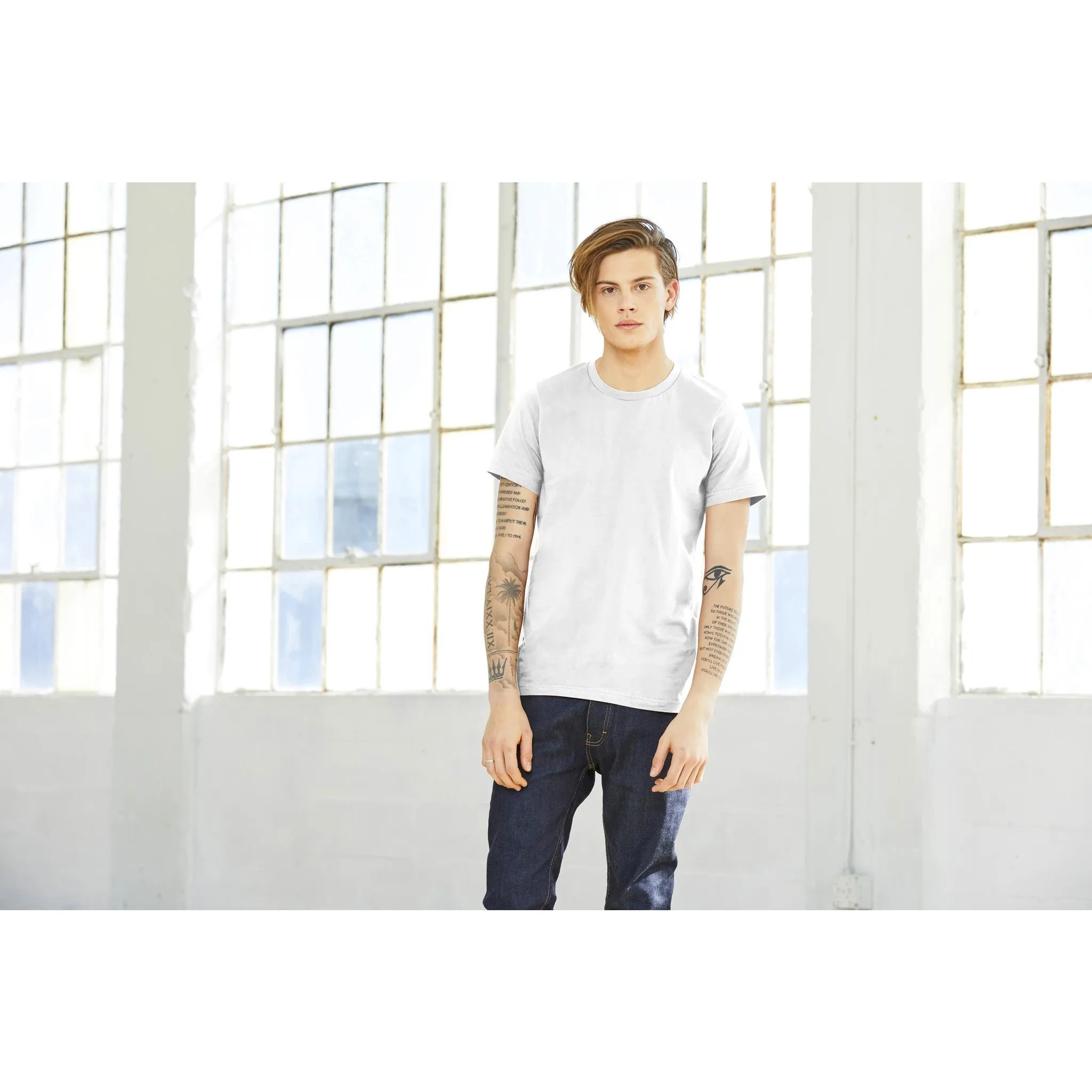 Design Selv T-shirt (eget billede eller tekst ) Premium Unisex T-shirt