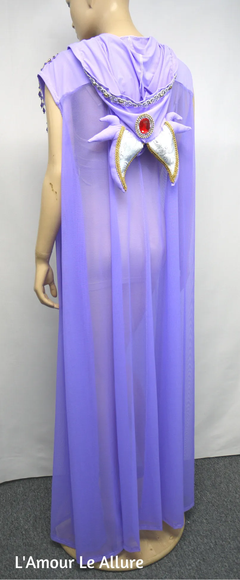 Espeon Inspired Ear Cape Robe Cosplay Dance