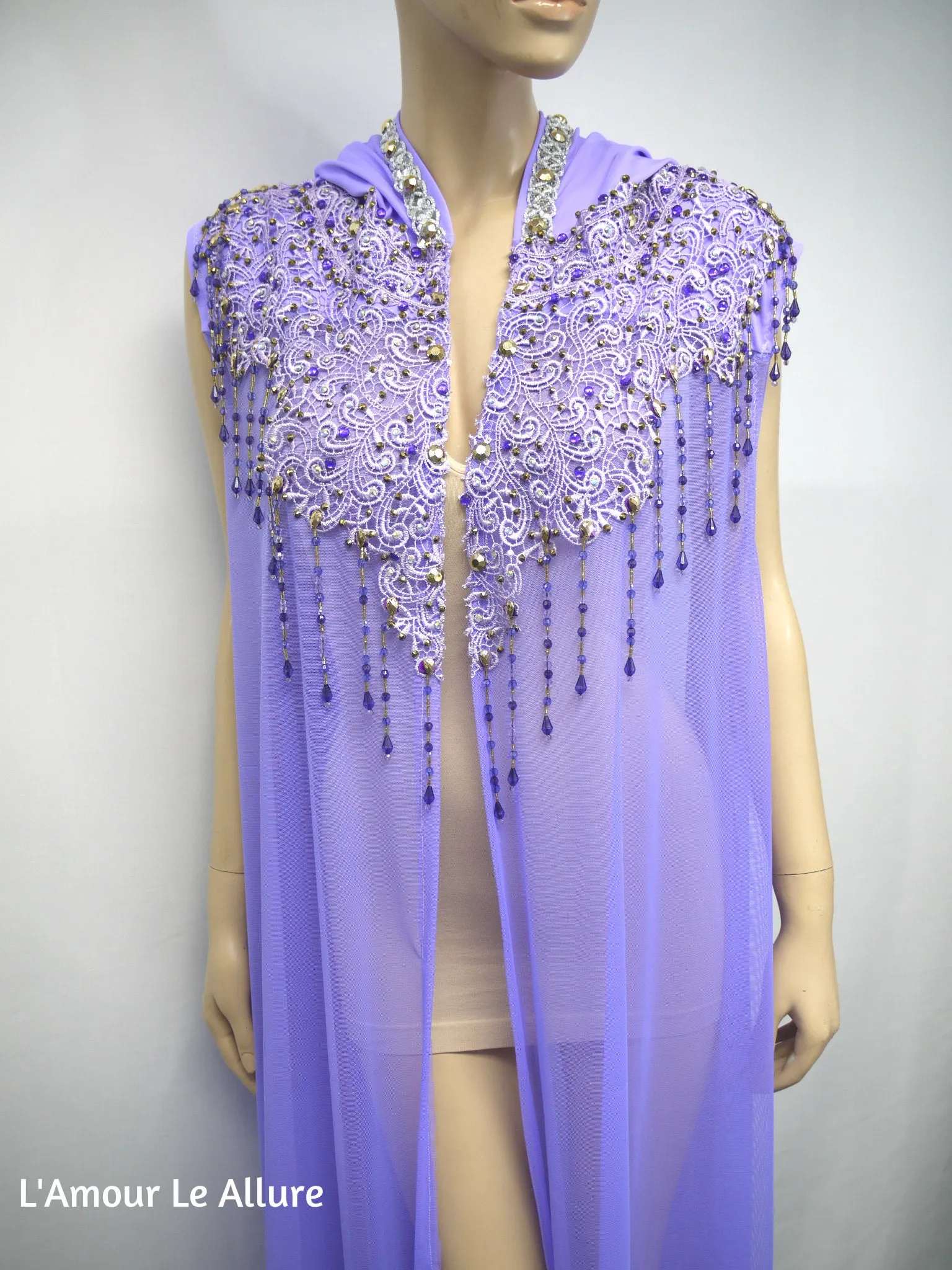 Espeon Inspired Ear Cape Robe Cosplay Dance