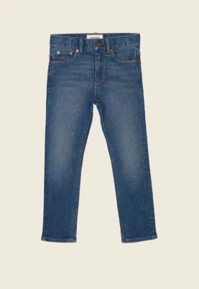 Ewan Vintage Blue Denim - 5 Pocket Comfort Fit Jeans