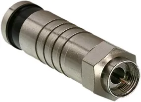 F Compression Connector,  Male,  75 Ohm  - (0411-11CS)