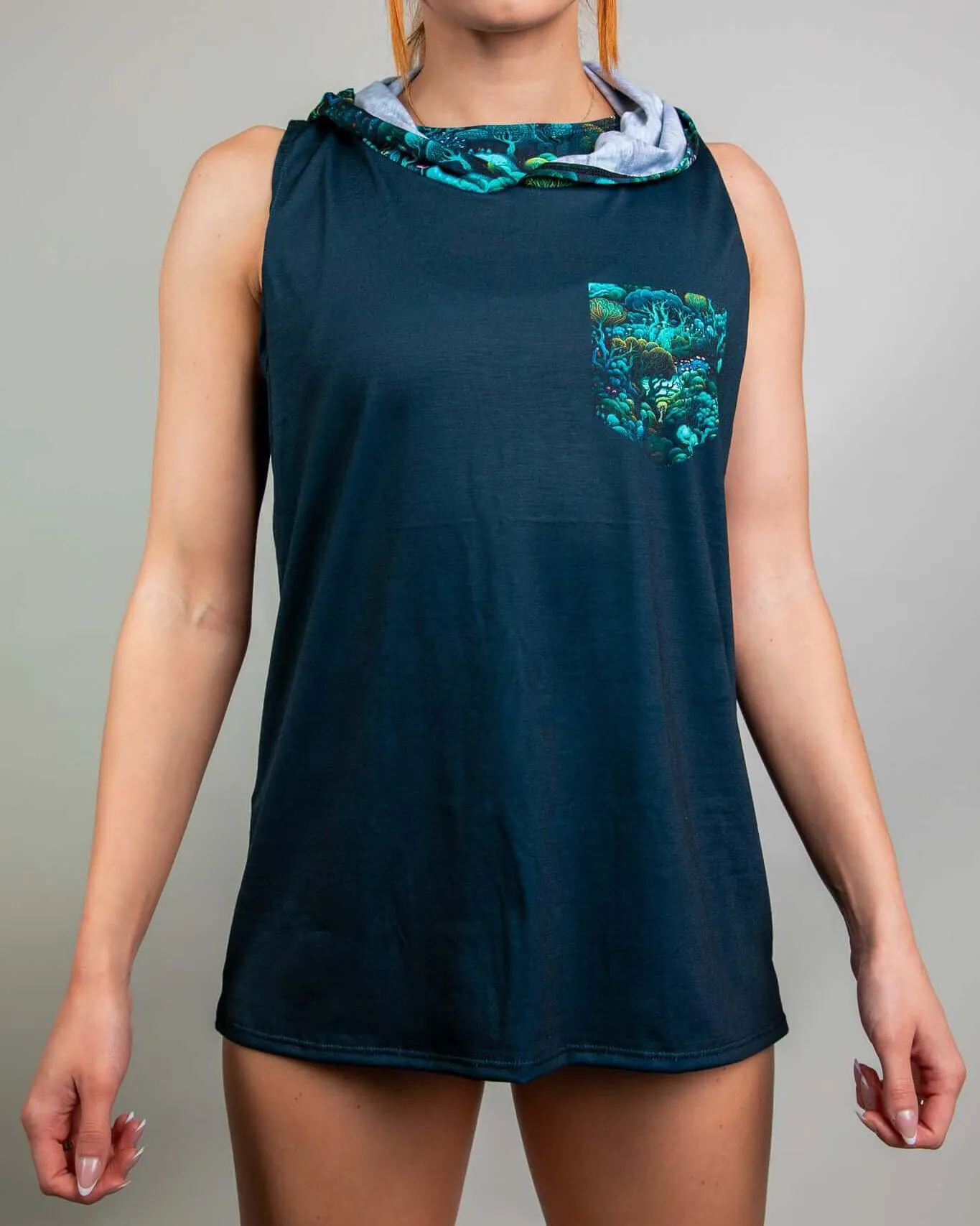 Faewood Tank Top with Hood
