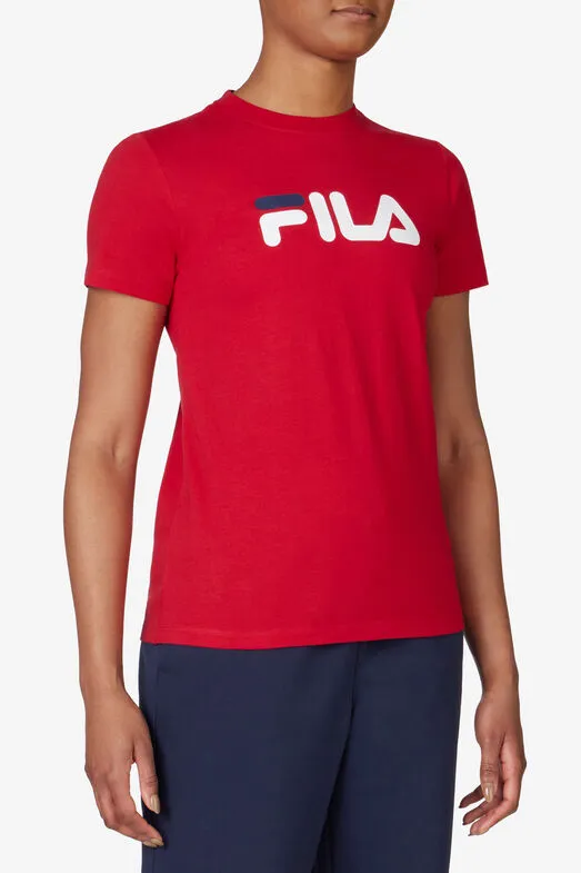 Fila Women's Classic Logo Short Sleeve T-Shirt