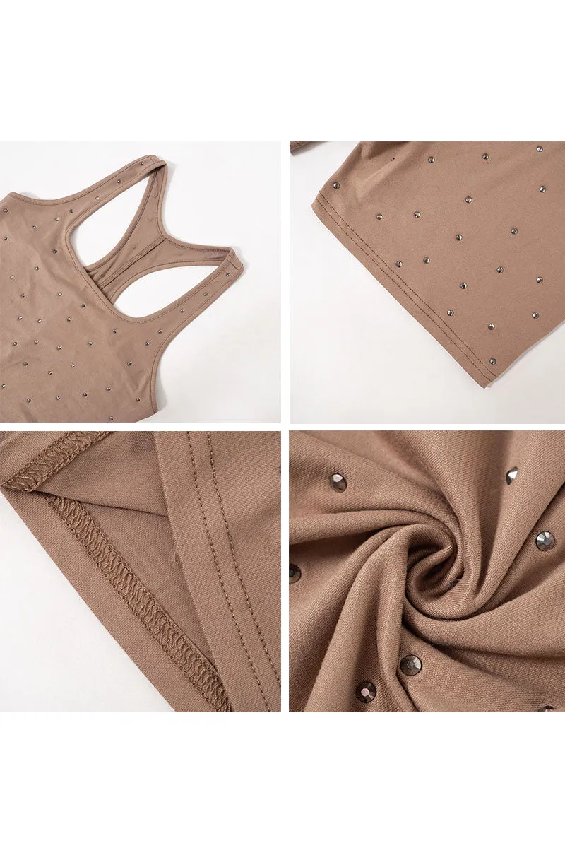 JE540 Studded Workout Rompers