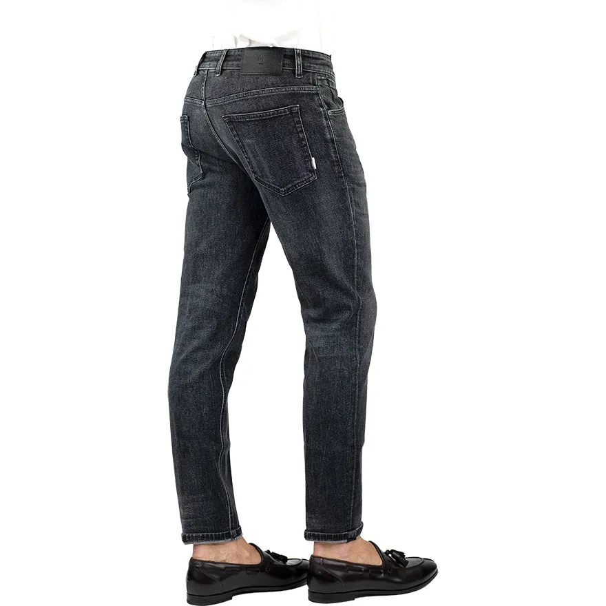 Jeans PT Torino Denim Reggae Grigio Scuro Lavato